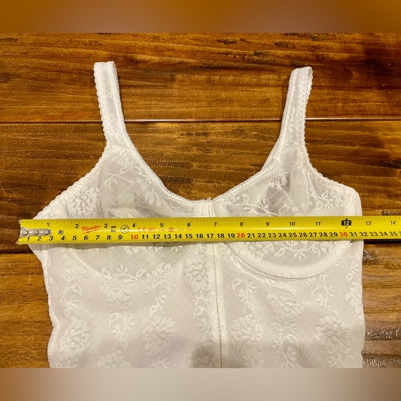 Vintage Flexees white stretch bodysuit shapewear - Picture 11 of 13